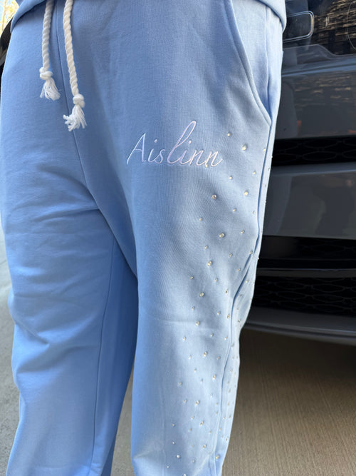Baby Blue Sweat Pants